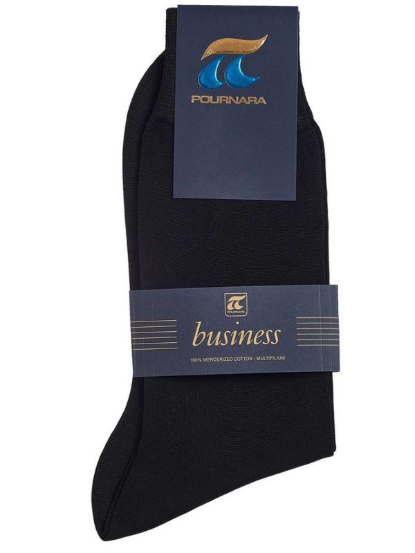 Κάλτσες 145 Business 100% Βαμβάκι Μερσεριζέ (Μαύρο - Μπεζ - Μπλε)