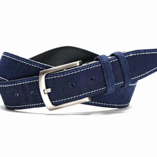 Δερμάτινη Μπλε Ζώνη BELT29