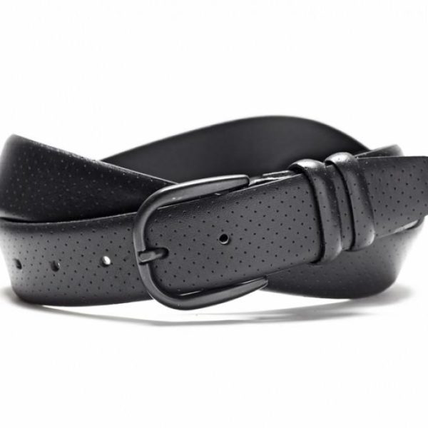 Δερμάτινη Μαύρη Ζώνη BELT47
