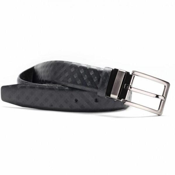 Δερμάτινη Μαύρη Ζώνη BELT49