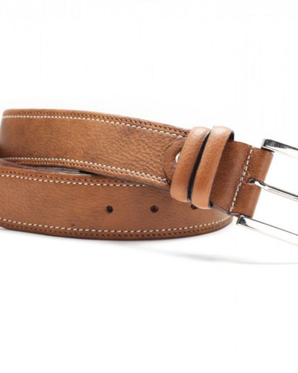 Δερμάτινη Καφέ Ζώνη BELT58