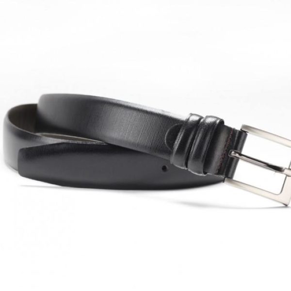 Δερμάτινη Μαύρη Ζώνη BELT64